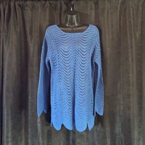Slate blue sweater